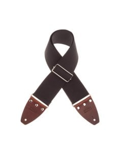 MAGRABO' STRIPE SC ENTRY NERO 8 CM TERMINALI MARRONE FIBBIA ARGENTO