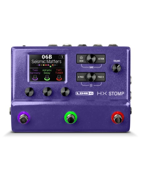 LINE6 HX STOMP PURPLE LIMITED EDITION LINE6 HX STOMP PURPLE LIMITED EDITION