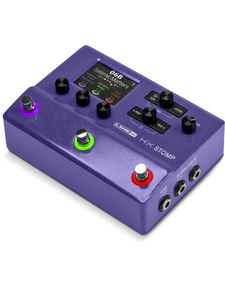 LINE6 HX STOMP PURPLE LIMITED EDITION LINE6 HX STOMP PURPLE LIMITED EDITION