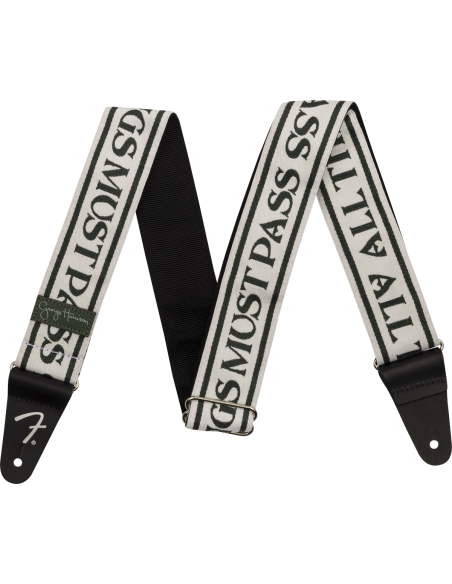 FENDER STRAP GEORGE HARRISON ALL THINGS MUST PASS LOGO FENDER STRAP GEORGE HARRISON ALL THINGS MUST PASS LOGO