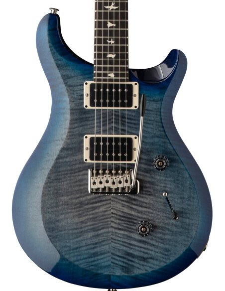PRS S2 CUSTOM 24 FLAME FADED GRAY BLACK BLUE 85/15 PRS S2 CUSTOM 24 FLAME FADED GRAY BLACK BLUE 85/15