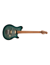 MUSIC MAN AXIS SS HH TREM YUCATAN BLUE FLAME ROASTED