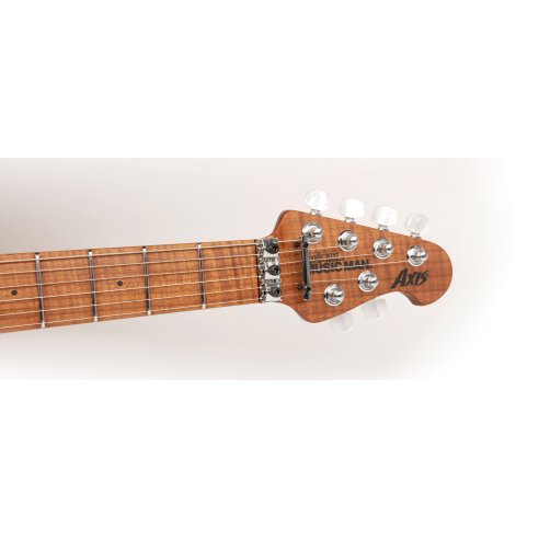 MUSIC MAN AXIS SS HH TREM YUCATAN BLUE FLAME ROASTED