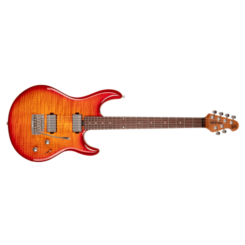 MUSIC MAN LUKE III HH CHERRY BURST FLAME ROASTED