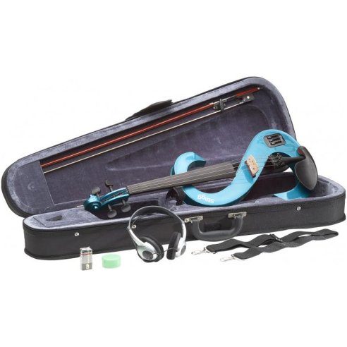STAGG EVN 4/4 MBL VIOLINO ELETTRICO BLU METALLIZZATO