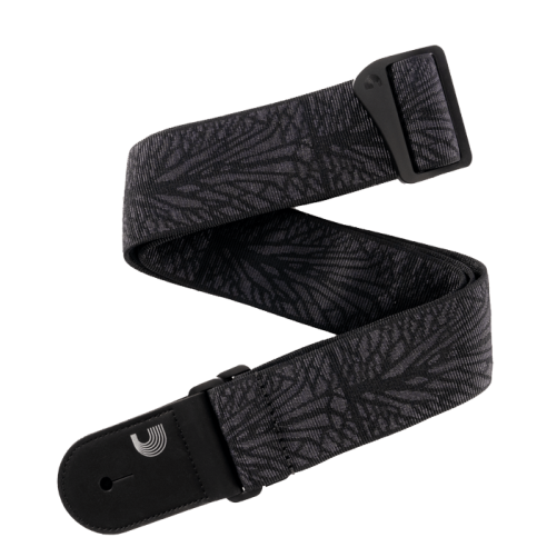 D'ADDARIO STRAP LIGHTNING BLACK