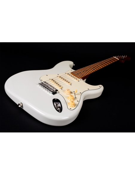 JET JS-300 OW SSS OLYMPIC WHITE ROASTED MAPLE JET JS-300 OW SSS OLYMPIC WHITE ROASTED MAPLE
