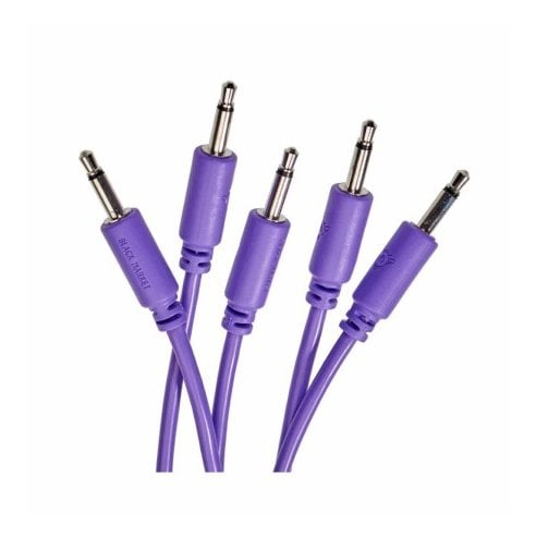 BLACK MARKET MODULAR PATCH CABLE 50 CM. 5-PACK VIOLET