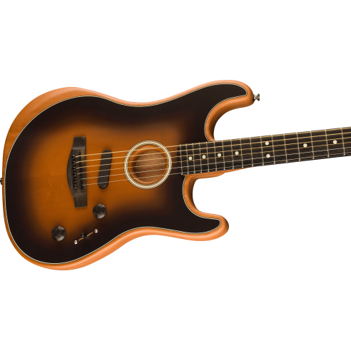 FENDER LTD ACOUSTASONIC STRAT 2 COLOR SUNB. W/BAG