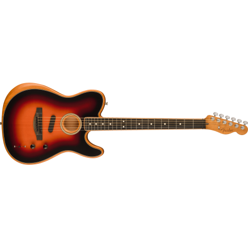 FENDER LTD ACOUSTASONIC TELE 3 COLOR SUNB. W/BAG