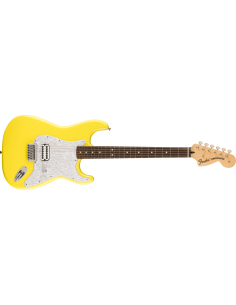 FENDER LTD STRAT TOM DELONGE GRAFFITI YELLOW