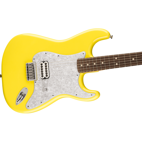 FENDER LTD STRAT TOM DELONGE GRAFFITI YELLOW