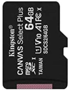 KINGSTON MICROSD 64GB SDSC2 CON ADATTATORE SD