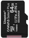 KINGSTON MICROSD 64GB SDSC2 CON ADATTATORE SD