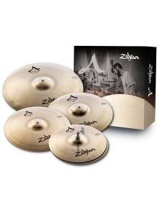 ZILDJIAN A CUSTOM SET (390) HIHAT - RIDE - 2 CRASH