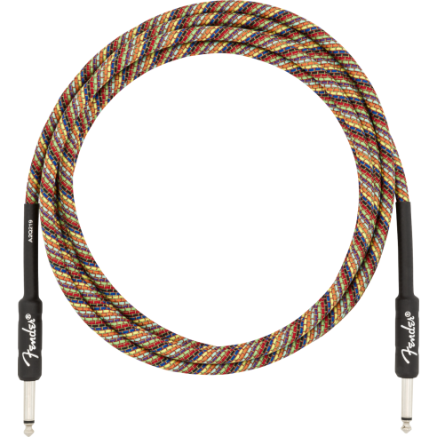 FENDER CABLE 10' RAINBOW