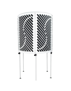 IMPERATIVE AUDIO PORTABLE VOCAL BOOTH WHITE 2