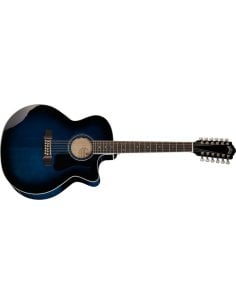 GUILD F-2512CE DELUXE MAPLE DARK BLUE BURST