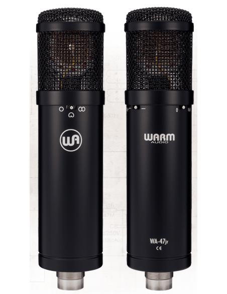 WARM AUDIO WA47 JR BLACK WARM AUDIO WA47 JR BLACK