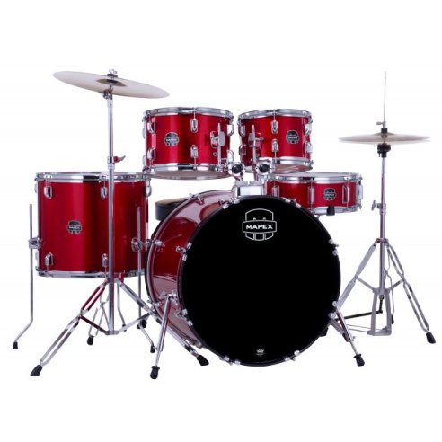 MAPEX COMET ROCK 5 PEZZI INFRA RED  + HW E PIATTI
