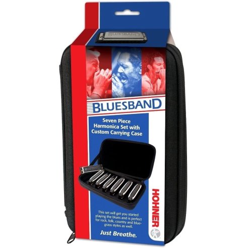 HOHNER BLUESBAND KIT 7 ARMONICHE + BORSA