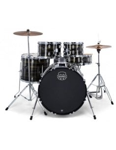 MAPEX COMET JUNIOR 5PZ EBONY YELLOW GRAIN + HW E PIATTI