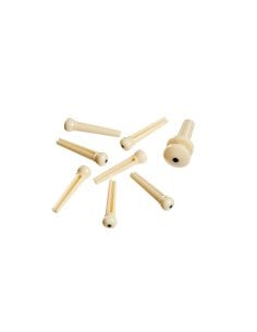 D'ADDARIO PS12 SET 7 PIOLI BOTTONE AVORIO INSERTO NERO