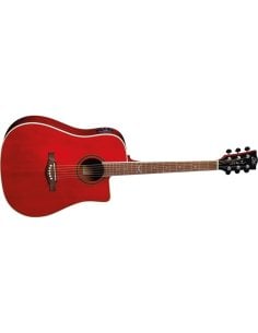 EKO NXT D100CE SEE THROUGH RED