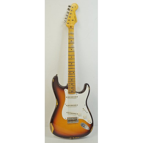 FENDER LIMITED EDITION '58 STRAT RELIC FADED AGED CHOCOLATE 3TS