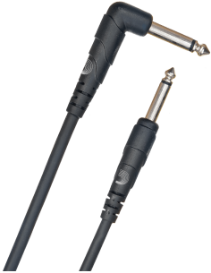 D'ADDARIO CGTRA-20 GUITAR CABLE ANGLED JACK