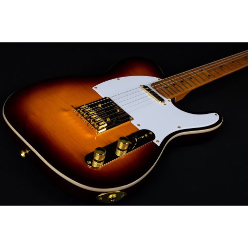 JET JT-600 BS G SS BROWN SUNBURST ROASTED MAPLE FLAME TOP
