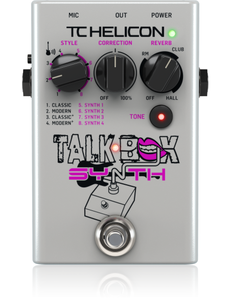 TC HELICON TALKBOX SYNTH TC HELICON TALKBOX SYNTH