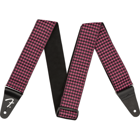 FENDER STRAP HOUNDSTOOTH PINK