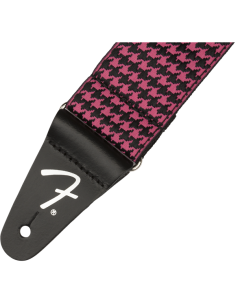FENDER STRAP HOUNDSTOOTH PINK 2