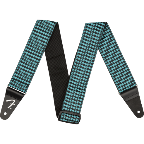 FENDER STRAP HOUNDSTOOTH TEAL