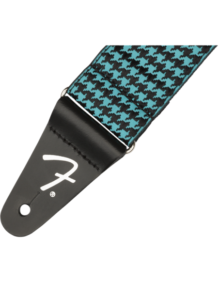 FENDER STRAP HOUNDSTOOTH TEAL FENDER STRAP HOUNDSTOOTH TEAL