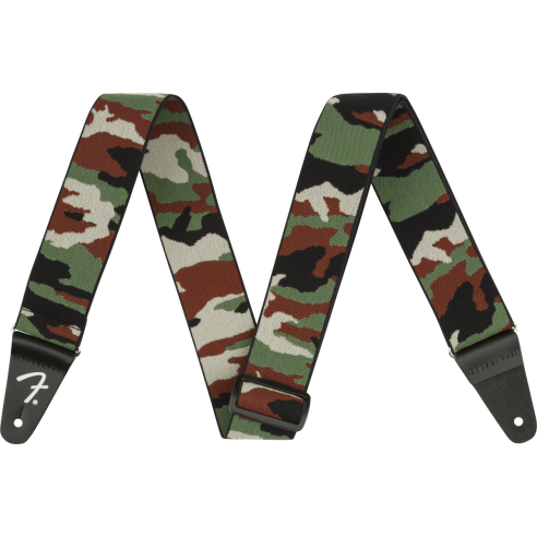 FENDER STRAP WEIGHLESS CAMO WOODLAND