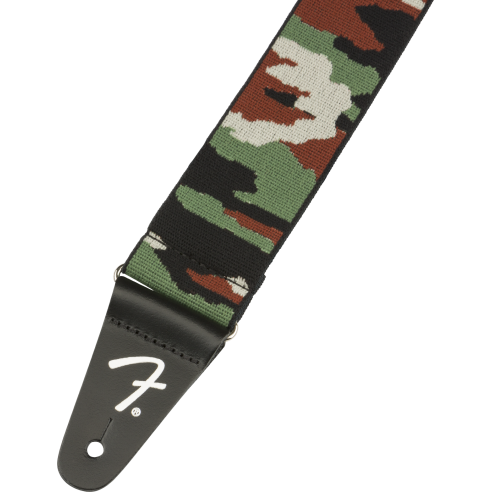 FENDER STRAP WEIGHLESS CAMO WOODLAND