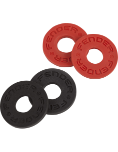 FENDER STRAP BLOCKS 4 PACK 2 BLACK 2 RED