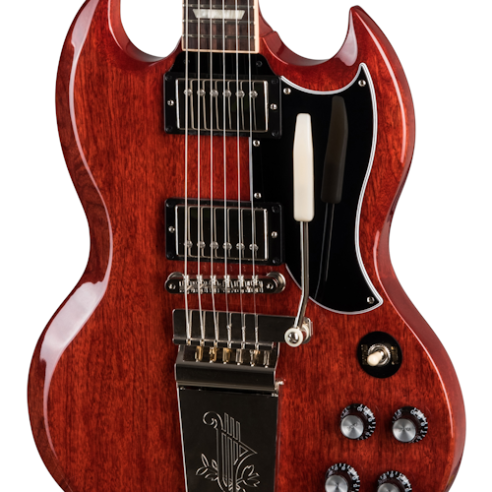 GIBSON SG STANDARD '61 MAESTRO VIBROLA VINTAGE CHERRY