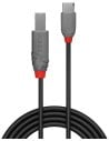 LINDY CAVO USB 2.0 C-B ANTHRA 2 MT