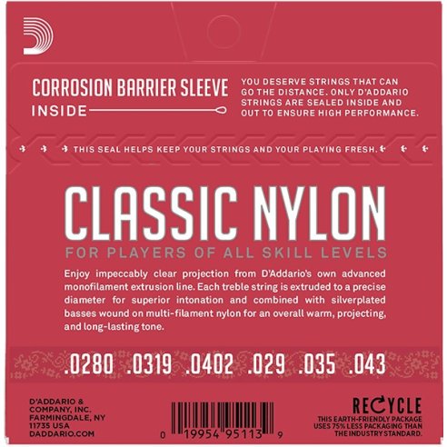 D'ADDARIO EJ27N-3D SET CLASSICA NORMAL