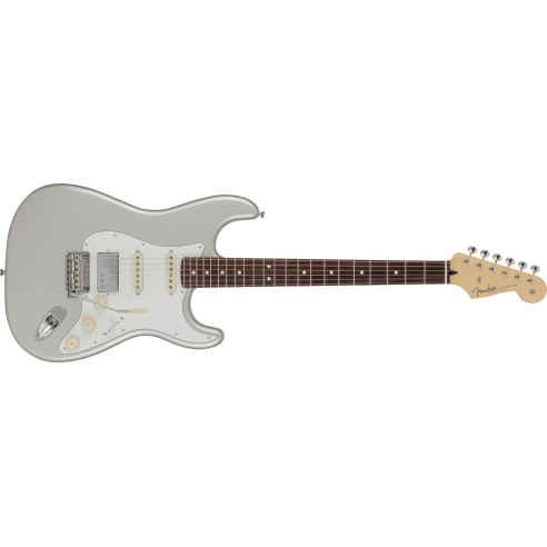 FENDER LTD HYBRID STRAT HSS RW INCA SILVER