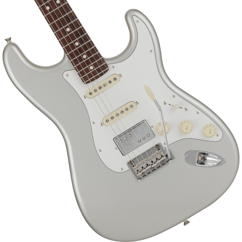 FENDER LTD HYBRID STRAT HSS RW INCA SILVER