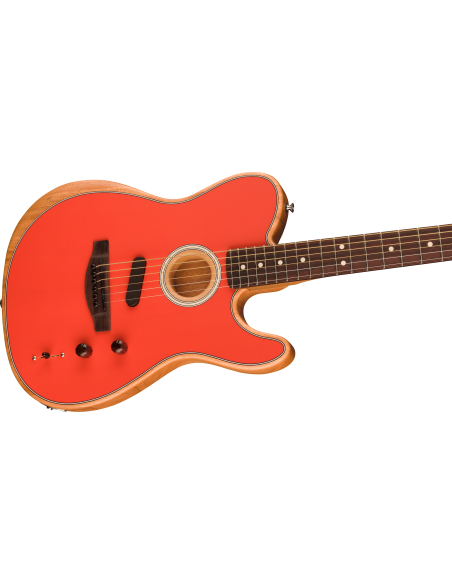 FENDER ACOUSTASONIC PLAYER TELE FIESTA RED LTD FENDER ACOUSTASONIC PLAYER TELE FIESTA RED LTD