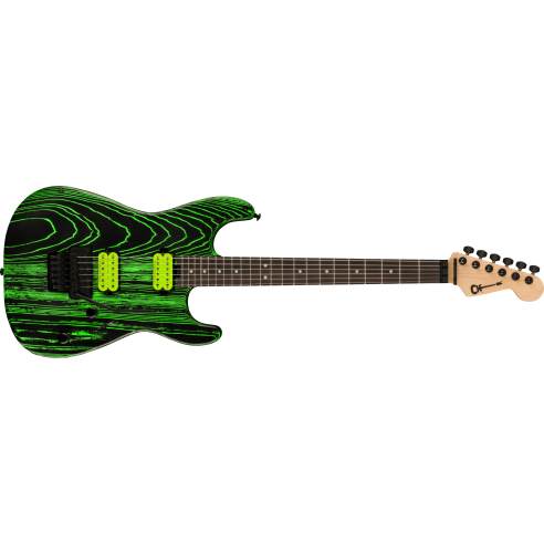 CHARVEL PRO MOD SD1 HH FR ASH GREEN GLOW