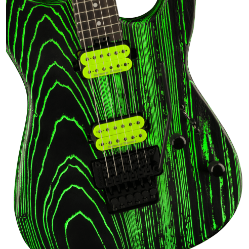 CHARVEL PRO MOD SD1 HH FR ASH GREEN GLOW
