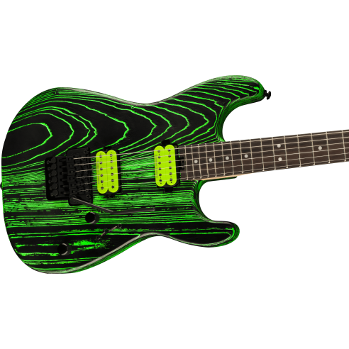 CHARVEL PRO MOD SD1 HH FR ASH GREEN GLOW