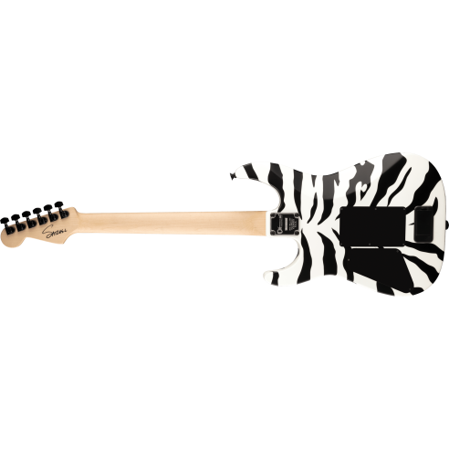 CHARVEL PRO MOD DK SATCHEL SIGNATURE SATIN WHITE
