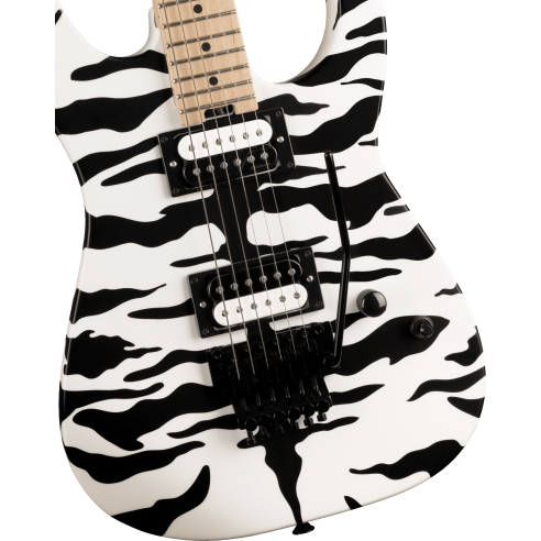 CHARVEL PRO MOD DK SATCHEL SIGNATURE SATIN WHITE